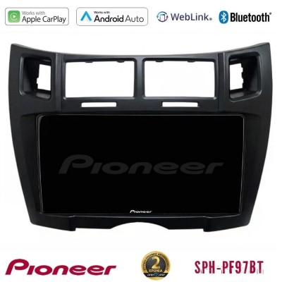 Pioneer SPH-PF97BT Series Toyota Yaris Multimedia Station 9" (Tablet Style) (Μαύρο Χρώμα) Με Carplay & Android Auto