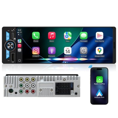 Bizzar 1Din CA65W Multimedia Station 6,9″ Με Wireless Carplay & Android Auto