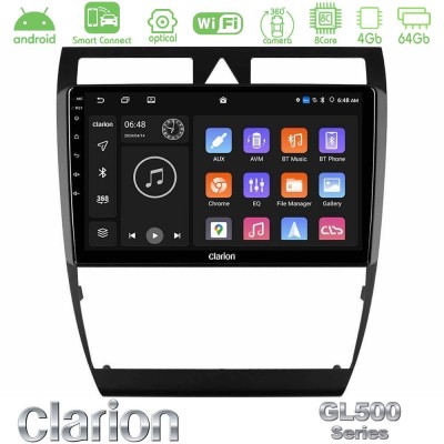 Clarion GL500 Series 8Core Android ClarionOS 4+64GB Audi A6 (C5) 1997-2004 Navigation Multimedia Tablet 9"