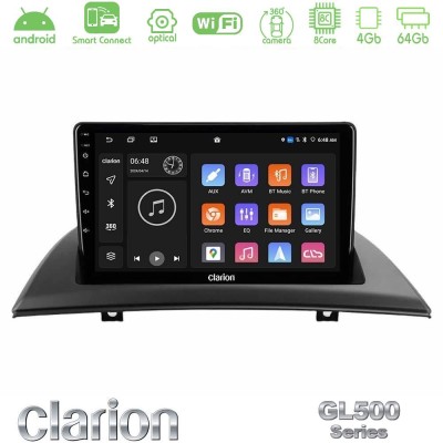Clarion GL500 Series 8Core Android ClarionOS 4+64GB BMW E83 Navigation Multimedia Tablet 9"