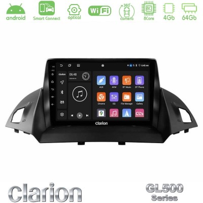 Clarion GL500 Series 8Core Android ClarionOS 4+64GB Ford C-Max/Kuga Navigation Multimedia Tablet 9"