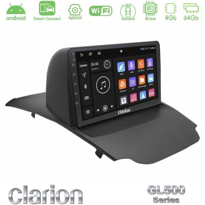 Clarion GL500 Series 8Core Android ClarionOS 4+64GB Ford Ecosport 2014-2017 Navigation Multimedia Tablet 10"