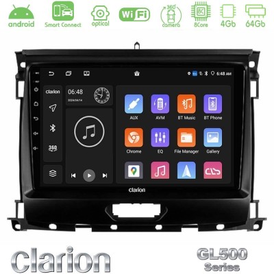 Clarion GL500 Series 8Core Android ClarionOS 4+64GB Ford Ranger 2017-2022 Navigation Multimedia Tablet 9"