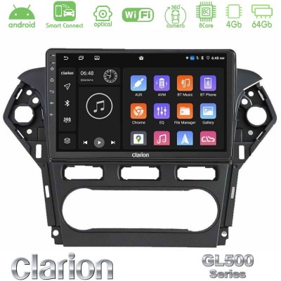 Clarion GL500 Series 8Core Android ClarionOS 4+64GB Ford Mondeo 2011-2014 Navigation Multimedia Tablet 10"
