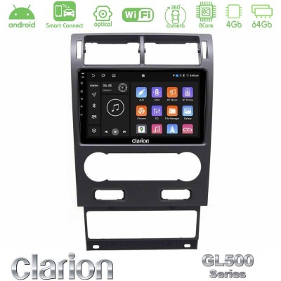 Clarion GL500 Series 8Core Android ClarionOS 4+64GB Ford Mondeo 2004-2007 Navigation Multimedia Tablet 9"