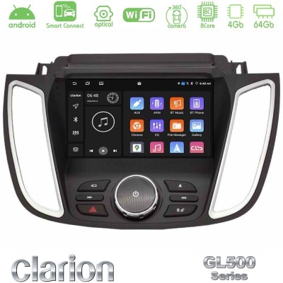 Clarion GL500 Series 8Core Android ClarionOS 4+64GB Ford Kuga/C-Max 2013-2019 Navigation Multimedia Tablet 9"