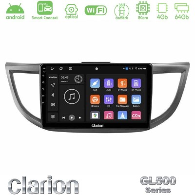 Clarion GL500 Series 8Core Android ClarionOS 4+64GB Honda CRV 2012-2017 Navigation Multimedia Tablet 9"