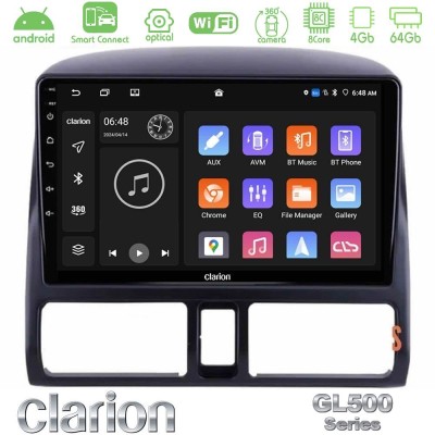 Clarion GL500 Series 8Core Android ClarionOS 4+64GB Honda CRV 2002-2006 Navigation Multimedia Tablet 9"