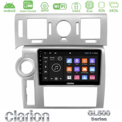 Clarion GL500 Series 8Core Android ClarionOS 4+64GB Hummer H2 2008-2009 Navigation Multimedia Tablet 9"