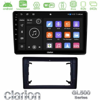 Clarion GL500 Series 8Core Android ClarionOS 4+64GB Chrysler / Dodge / Jeep Navigation Multimedia Tablet 10"