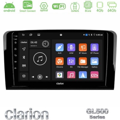 Clarion GL500 Series 8Core Android ClarionOS 4+64GB Mercedes ML/GL Class Navigation Multimedia Tablet 9"