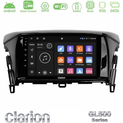 Clarion GL500 Series 8Core Android ClarionOS 4+64GB Mitsubishi Eclipse Cross 2018-2023 Navigation Multimedia Tablet 9"