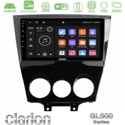 Clarion GL500 Series 8Core Android ClarionOS 4+64GB Mazda RX8 2008-2012 Navigation Multimedia Tablet 9"