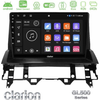 Clarion GL500 Series 8Core Android ClarionOS 4+64GB Mazda6 2002-2006 Navigation Multimedia Tablet 10"