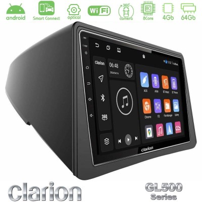 Clarion GL500 Series 8Core Android ClarionOS 4+64GB Opel Mokka Navigation Multimedia Tablet 9"