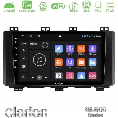 Clarion GL500 Series 8Core Android ClarionOS 4+64GB Seat Ateca 2017-2021 Navigation Multimedia Tablet 9"