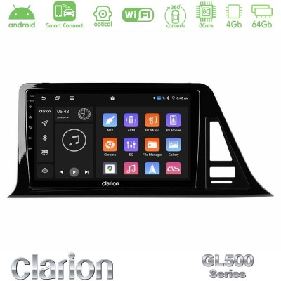 Clarion GL500 Series 8Core Android ClarionOS 4+64GB Toyota CH-R Navigation Multimedia Tablet 9"