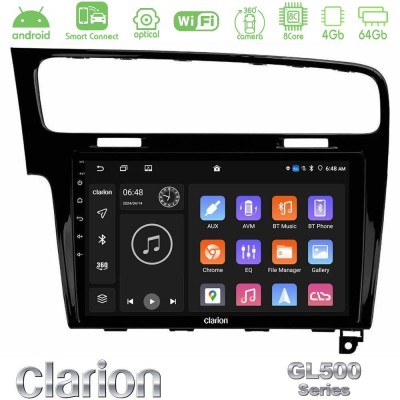 Clarion GL500 Series 8Core Android ClarionOS 4+64GB VW GOLF 7 Navigation Multimedia Tablet 10"