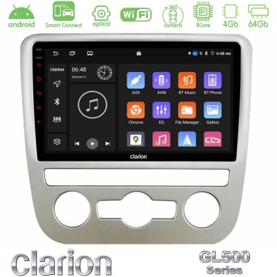 Clarion GL500 Series 8Core Android ClarionOS 4+64GB VW Scirocco 2008 – 2014 Navigation Multimedia Tablet 9"