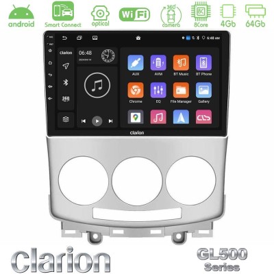 Clarion GL500 Series 8Core Android ClarionOS 4+64GB Mazda 5 2004-2010 Navigation Multimedia Tablet 9"