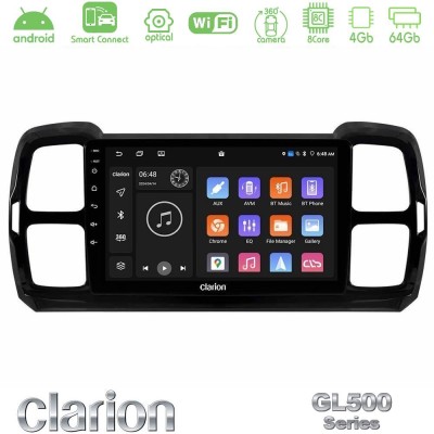 Clarion GL500 Series 8Core Android ClarionOS 4+64GB Citroen DS5 Aircross 2017-2021 Navigation Multimedia Tablet 9"