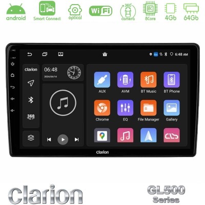Clarion GL500 Series 8Core Android ClarionOS 4+64GB Alfa Romeo Giulietta 2014-2021 Navigation Multimedia Tablet 10"