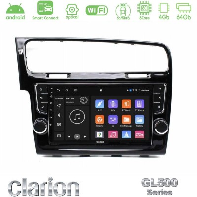 Clarion GL500 Series 8Core Android ClarionOS 4+64GB VW GOLF 7 Navigation Multimedia Tablet 9" (OEM Look)
