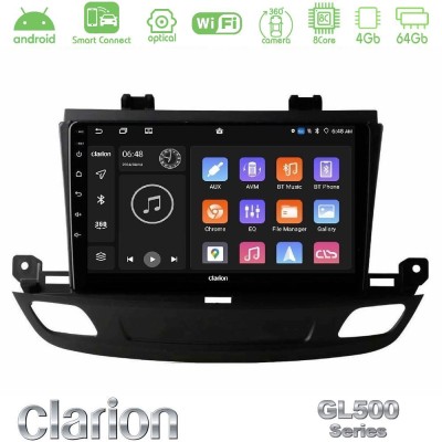 Clarion GL500 Series 8Core Android ClarionOS 4+64GB Opel Insignia 2 2017-2020 Navigation Multimedia Tablet 9"