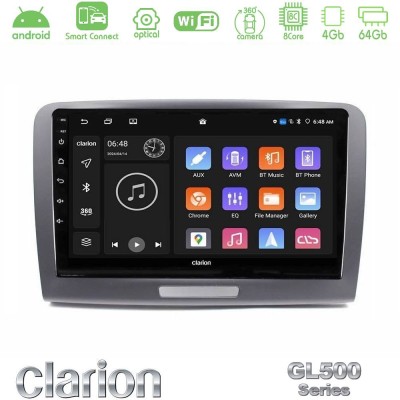Clarion GL500 Series 8Core Android ClarionOS 4+64GB Skoda Superb 2008-2015 Navigation Multimedia Tablet 9"