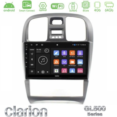 Clarion GL500 Series 8Core Android ClarionOS 4+64GB Hyundai Sonata 2001-2005 Navigation Multimedia Tablet 9"