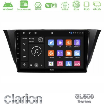 Clarion GL500 Series 8Core Android ClarionOS 4+64GB Iveco Daily 2014-2025 Navigation Multimedia Tablet 9"