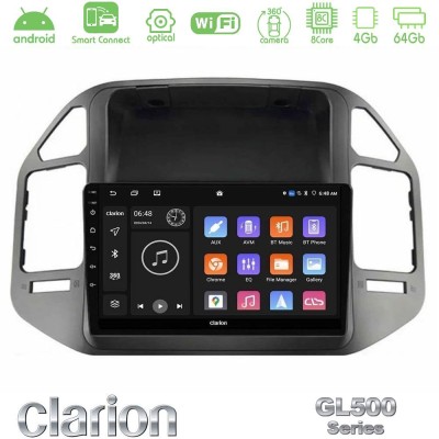 Clarion GL500 Series 8Core Android ClarionOS 4+64GB Mitsubishi Pajero 2002-2006 Navigation Multimedia Tablet 9"