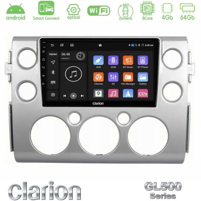 Clarion GL500 Series 8Core Android ClarionOS 4+64GB Toyota FJ 2007-2014 Navigation Multimedia Tablet 9"