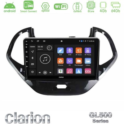 Clarion GL500 Series 8Core Android ClarionOS 4+64GB Ford KA 2016-2020 Navigation Multimedia Tablet 9"