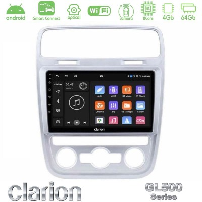 Clarion GL500 Series 8Core Android ClarionOS 4+64GB VW Scirocco 2014 – 2017 Navigation Multimedia Tablet 9"