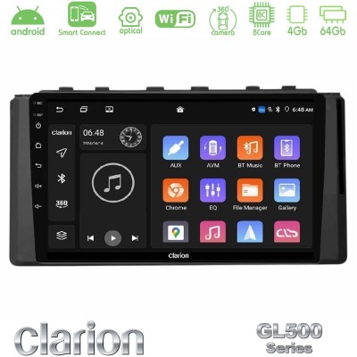 Clarion GL500 Series 8Core Android ClarionOS 4+64GB Subaru BRZ / Toyota GR86 2022- Navigation Multimedia Tablet 9"