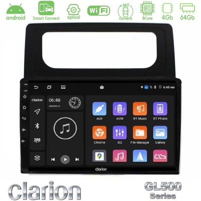 Clarion GL500 Series 8Core Android ClarionOS 4+64GB VW Caddy 2004-2014 Navigation Multimedia Tablet 10"
