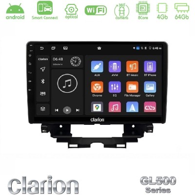 Clarion GL500 Series 8Core Android ClarionOS 4+64GB Renault Kangoo / Nissan Townstar 2022- Navigation Multimedia Tablet 10"