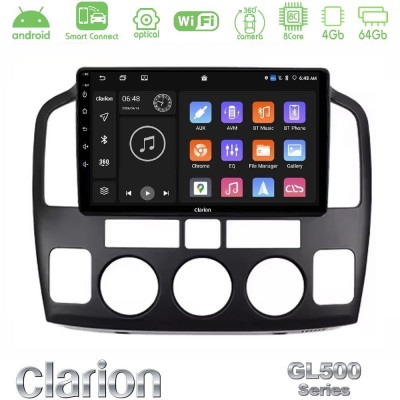 Clarion GL500 Series 8Core Android ClarionOS 4+64GB Suzuki Grand Vitara 2003-2005 Navigation Multimedia Tablet 9″