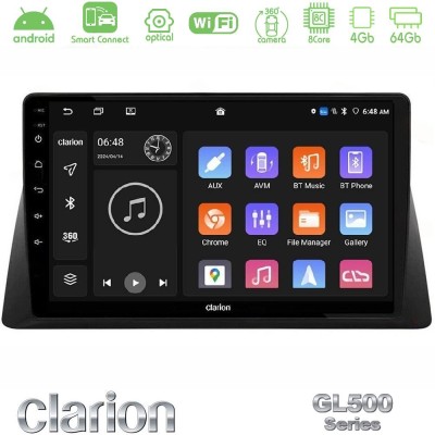 Clarion GL500 Series 8Core Android ClarionOS 4+64GB Honda WR-V 2024- Navigation Multimedia Tablet 10″