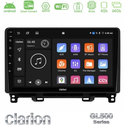 Clarion GL500 Series 8Core Android ClarionOS Honda Jazz RHD 2021-2025 Navigation Multimedia Tablet 10"