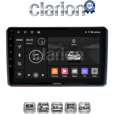 CLARION GL31312 Οθόνη OEM Multimedia Αυτοκινήτου για MITSUBISHI OUTLANDER 2001 2006 (CarPlay/AndroidAuto/BT/GPS/WIFI/GPRS)