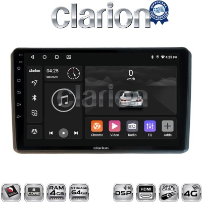CLARION GL74312 Οθόνη OEM Multimedia Αυτοκινήτου για MITSUBISHI OUTLANDER 2001 2006 (CarPlay/AndroidAuto/BT/GPS/WIFI/GPRS)