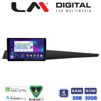LM Digital - LM ZN4348 GPS Οθόνη OEM Multimedia Αυτοκινήτου για Renault Laguna 3 2008 2015 (CarPlay/AndroidAuto/BT/GPS/WIFI/GPR