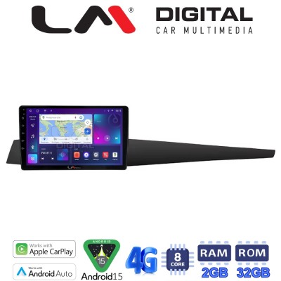 LM Digital - LM ZR8348 GPS Οθόνη OEM Multimedia Αυτοκινήτου για Renault Laguna 3 2008 2015 (CarPlay/AndroidAuto/BT/GPS/WIFI/GPR