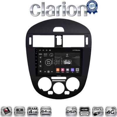 CLARION GL74648B Οθόνη OEM Multimedia Αυτοκινήτου για Nissan Pulsar 2015 (CarPlay/AndroidAuto/BT/GPS/WIFI/GPRS)