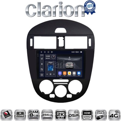 CLARION GL75648B Οθόνη OEM Multimedia Αυτοκινήτου για Nissan Pulsar 2015 (CarPlay/AndroidAuto/BT/GPS/WIFI/GPRS)
