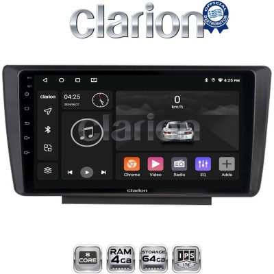 CLARION GL52007 Οθόνη OEM Multimedia Αυτοκινήτου για Skoda Octavia 5 2005 2012 (CarPlay/AndroidAuto/BT/GPS/WIFI/GPRS)