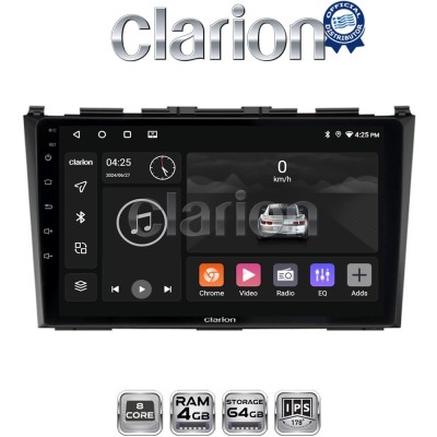 CLARION GL52009 Οθόνη OEM Multimedia Αυτοκινήτου για HONDA CRV 20052012 (CarPlay/AndroidAuto/BT/GPS/WIFI/GPRS)