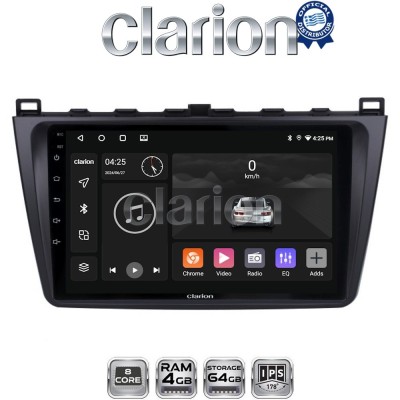 CLARION GL52012 Οθόνη OEM Multimedia Αυτοκινήτου για MAZDA 6 20082012(CarPlay/AndroidAuto/BT/GPS/WIFI/GPRS)